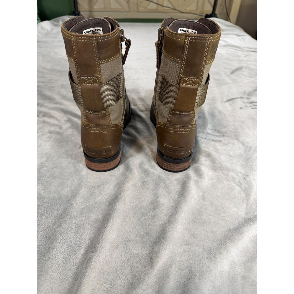 Sorel Emelie Conquest Lace Up Combat Style Womens Boots Shoes Waterproof Sz 7.5 - Picture 4 of 7